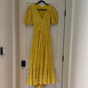 NEW Cleobella Alora ankle dress in Cassia print size Small